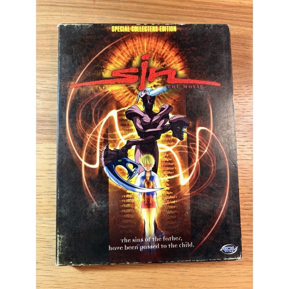 Sin The Movie Anime Special Collectors Edition DVD 2-Disc